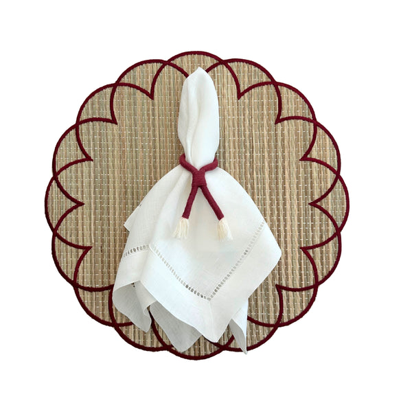 Bali Burgundy Set of 4