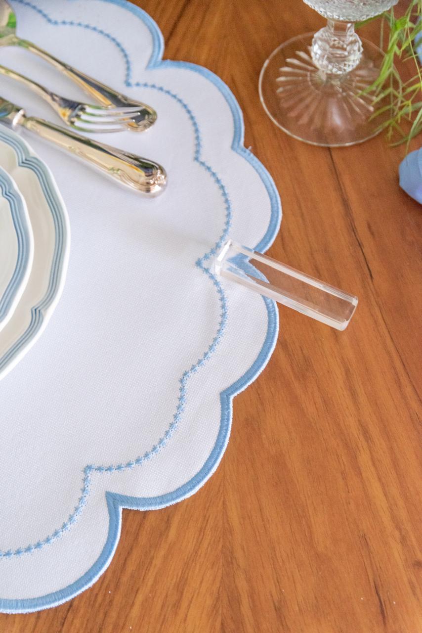 Blue Victoria Impermeable Placemat