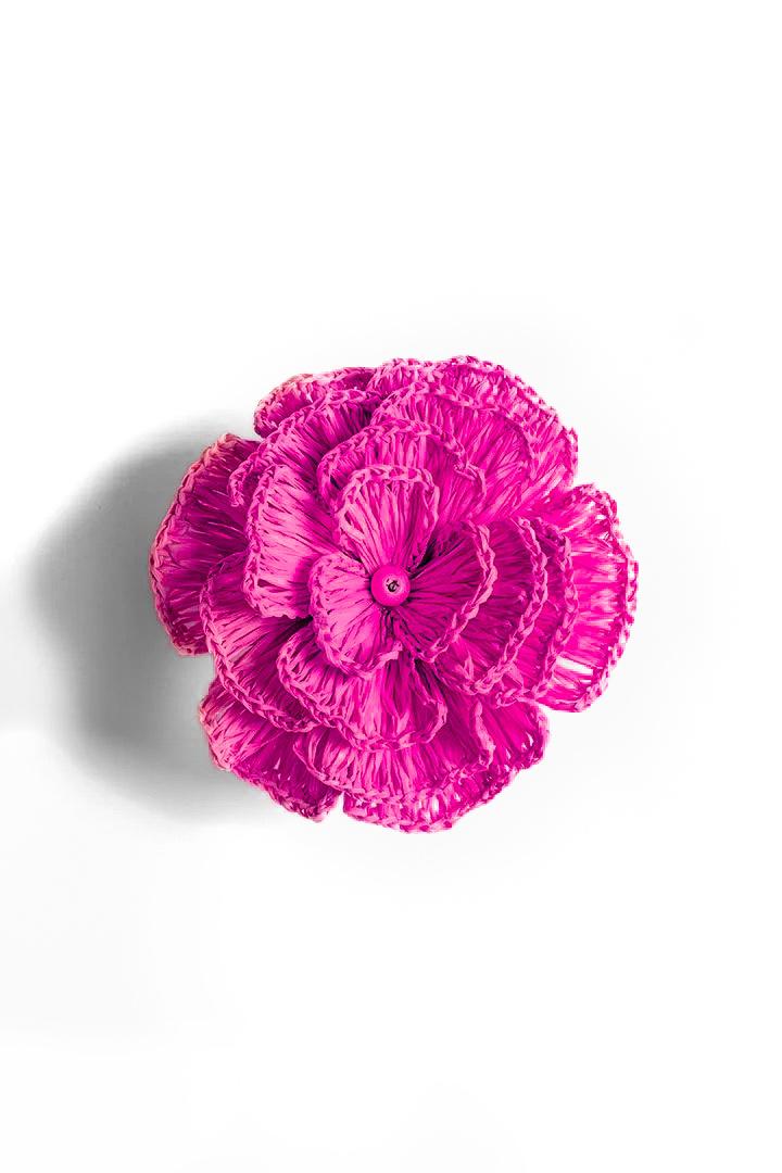 Fuscia Pink Buriti Flower Napkin Ring