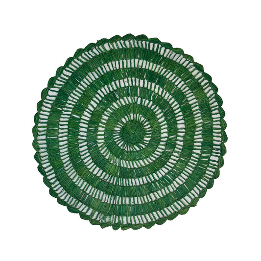 Green Buriti Straw Placemat