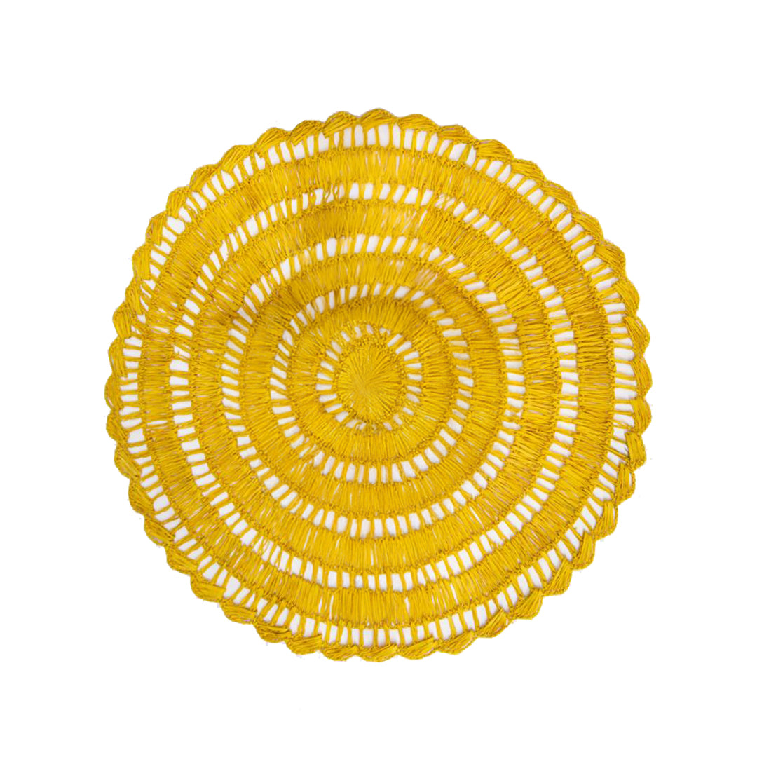 Yellow Buriti Straw Placemat