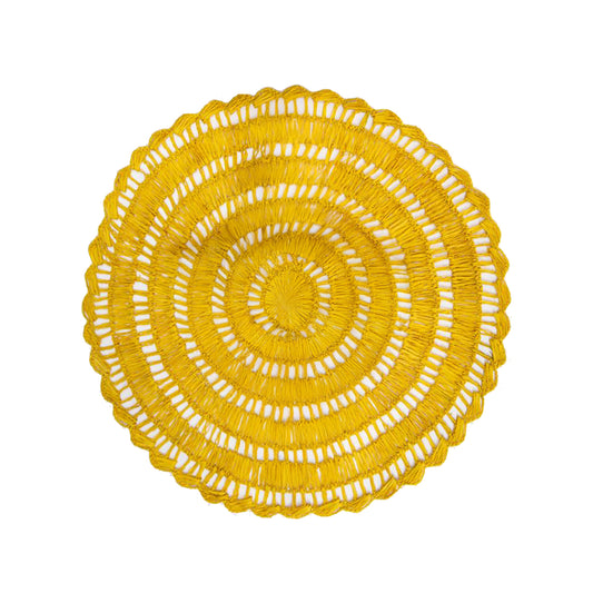 Yellow Buriti Straw Placemat