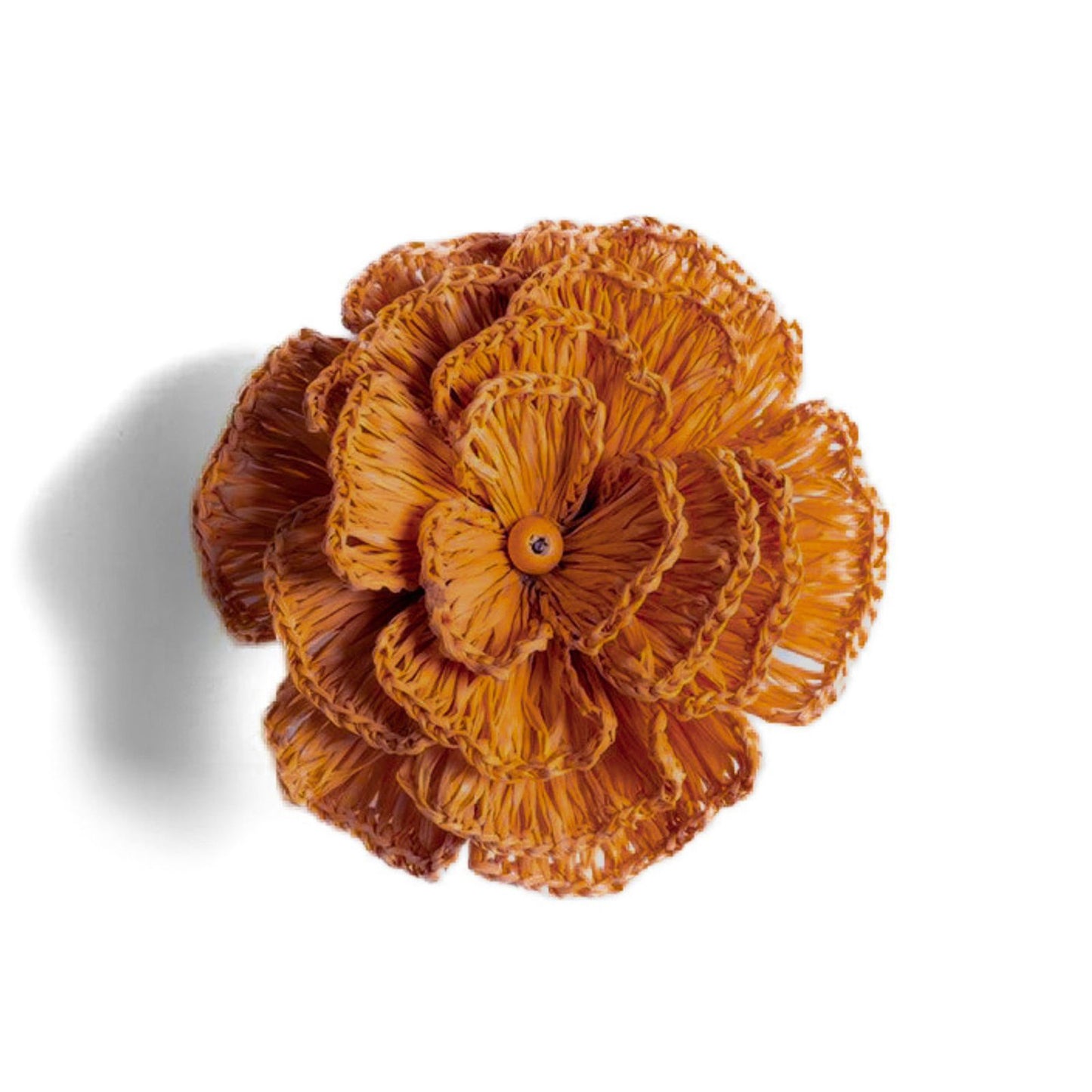 Camel Buriti Flower Napkin Ring