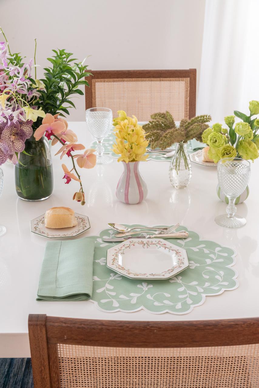 Classic Celadon Linen Napkin & Placemat Set