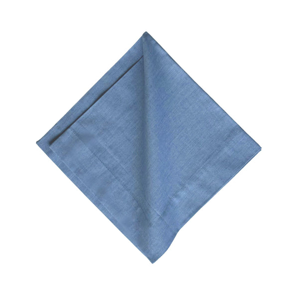 Solid Denim Cotton Napkin