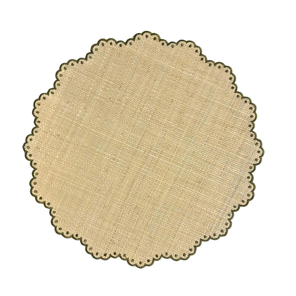 Round Polka Dot Buriti Placemat