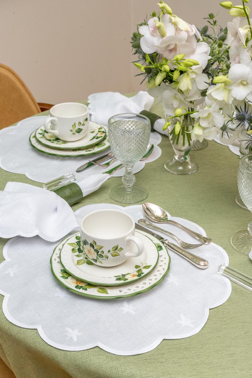 Olive Green Bamboo Napkin Ring