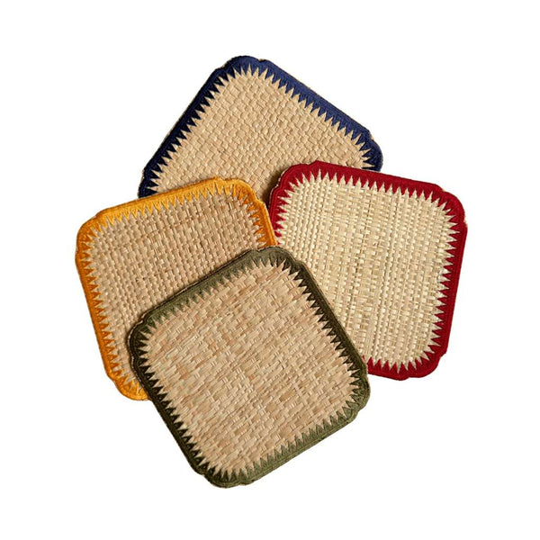 Buriti Stitch Coasters (Set of 4)