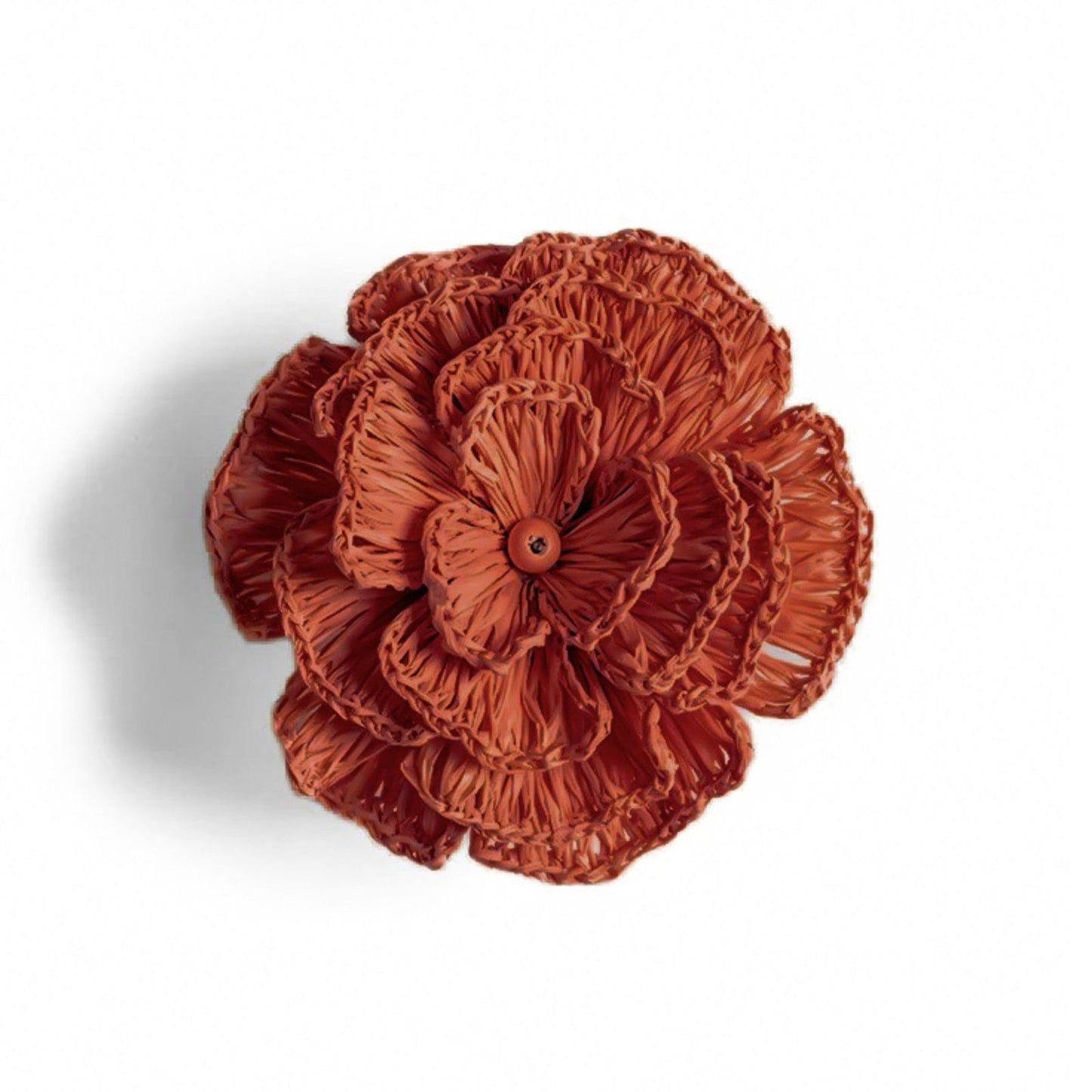 Rust Buriti Flower Napkin Ring