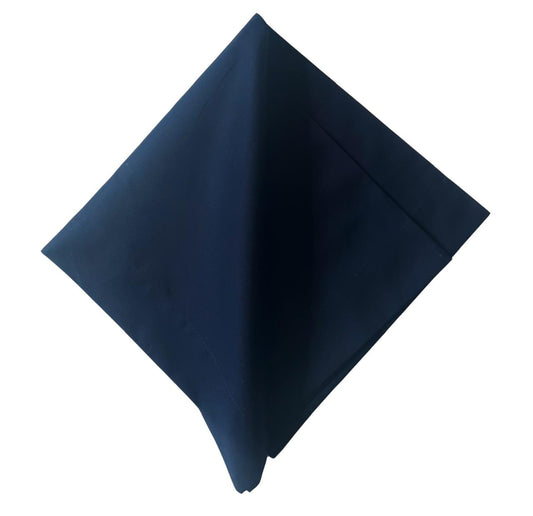 Solid Navy Blue Cotton Napkin