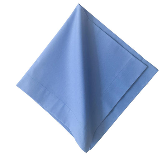 Solid Sky Blue Cotton Napkin