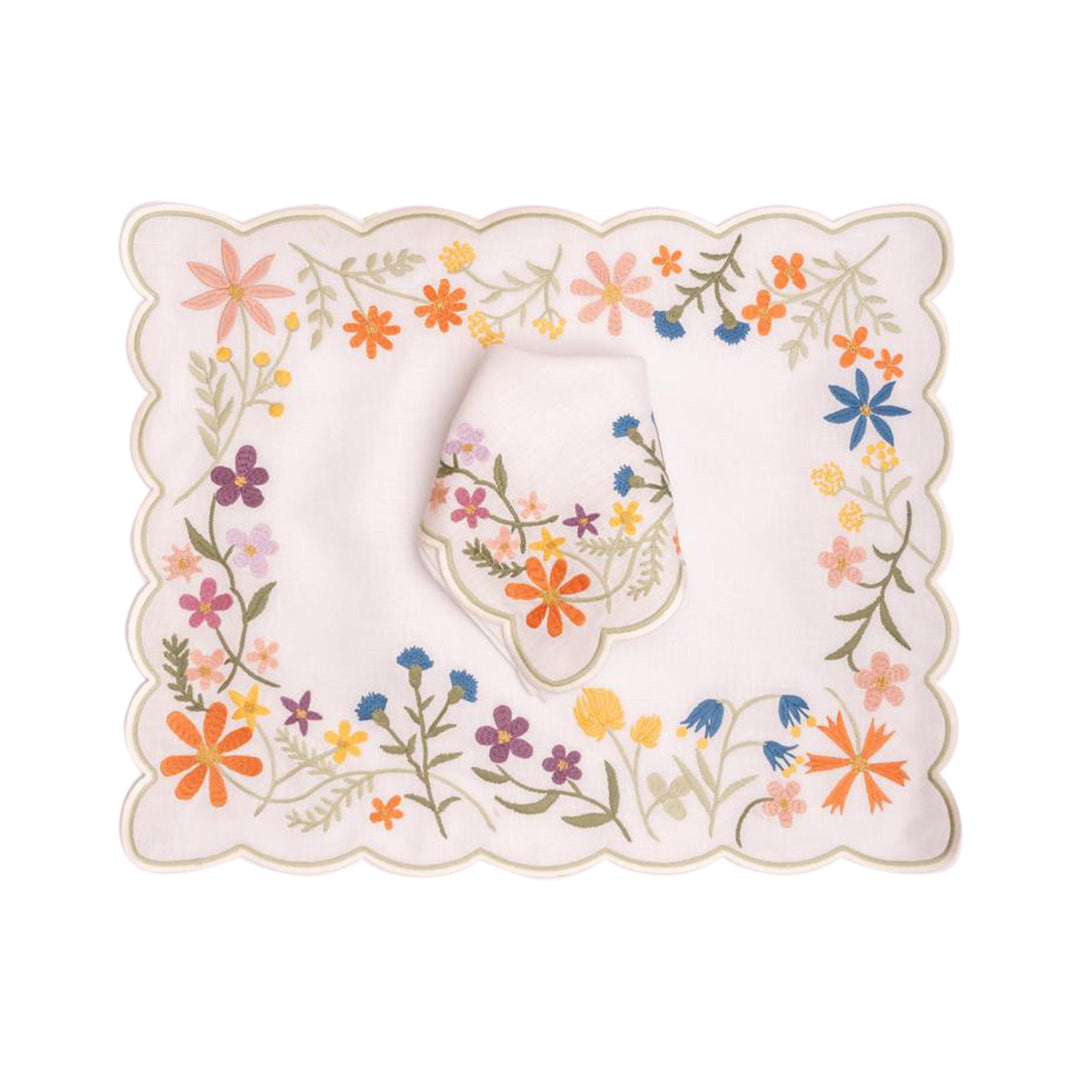 Spring Garden Linen Napkin & Placemat Set