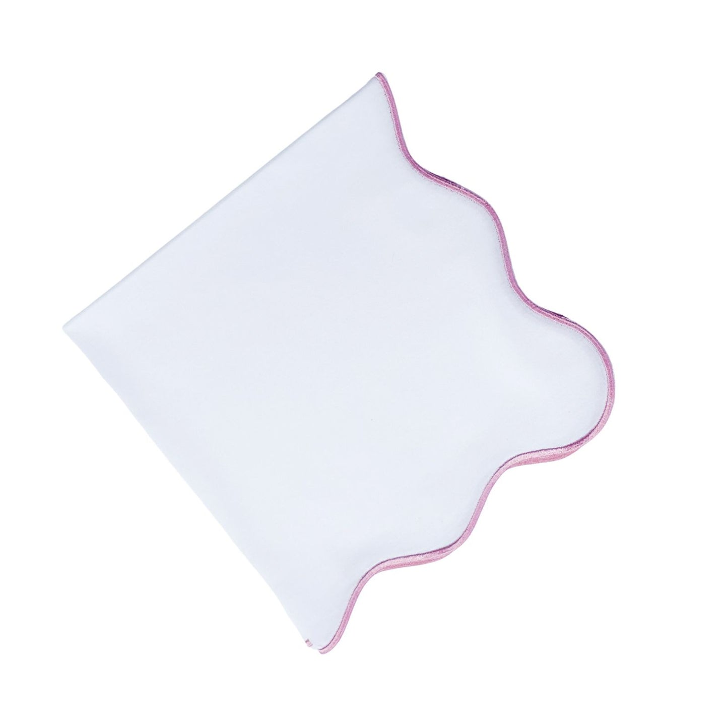 Pink Trim Wave Napkin