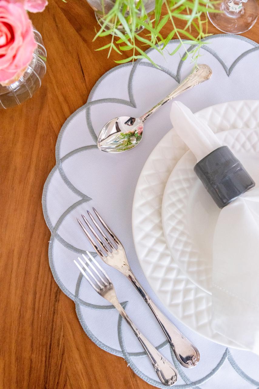 Gray Bamboo Napkin Ring