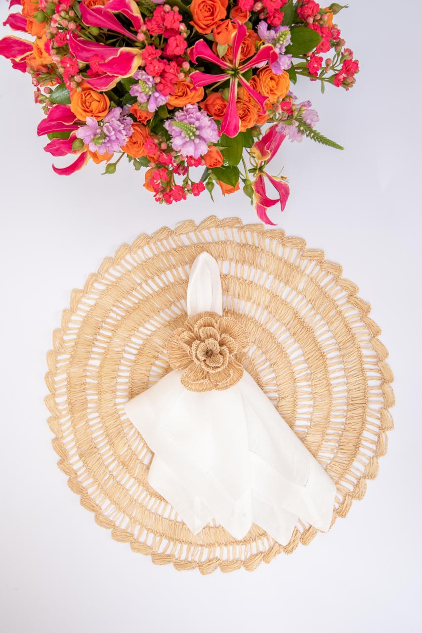 Natural Buriti Straw Placemat